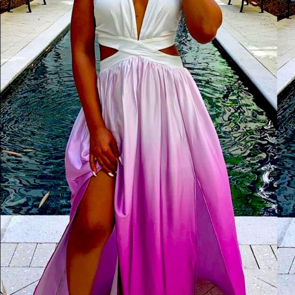 Two toned maxi